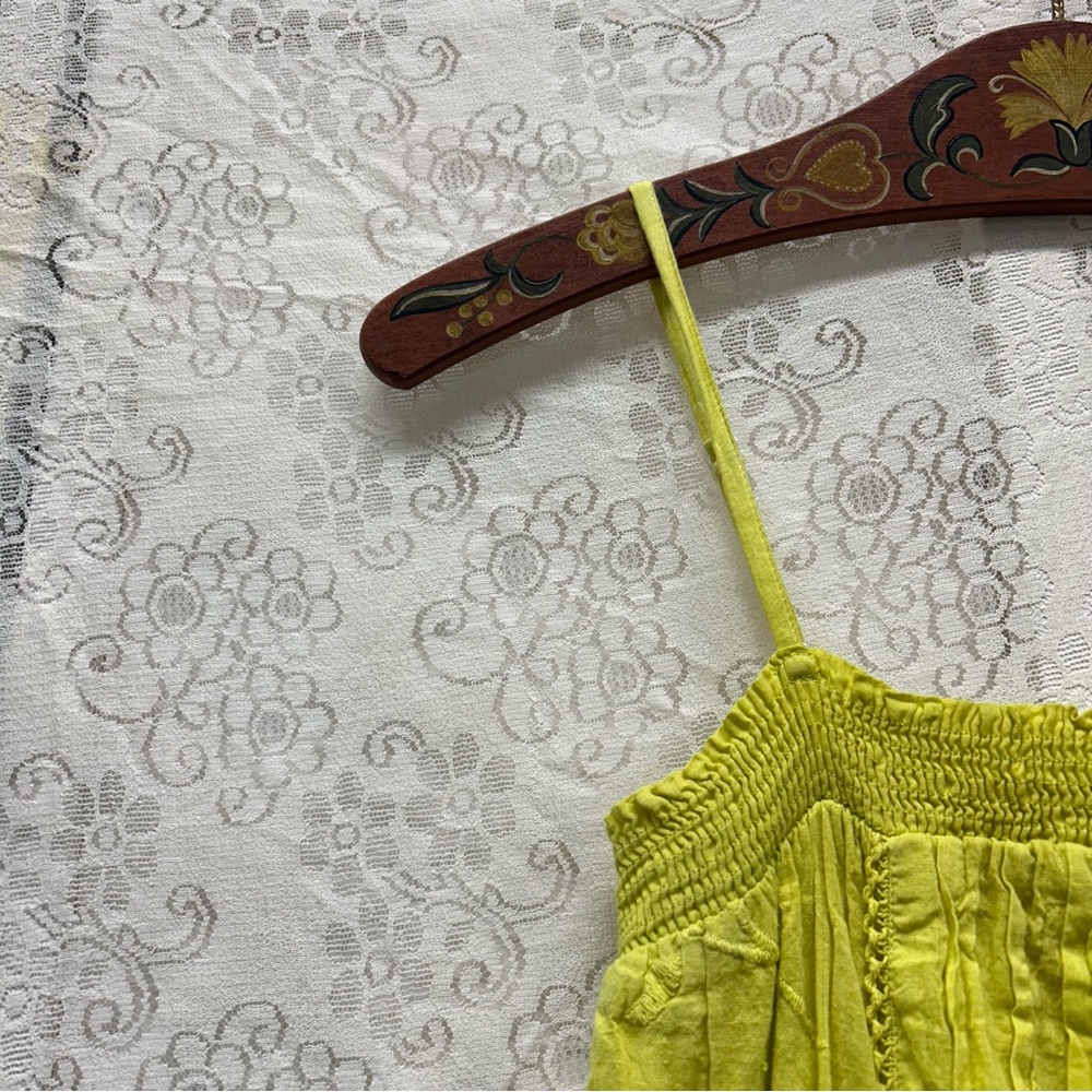 Earthbound Trading Co. XL lime green and white ombré maxi dress - Picture 11 of 14